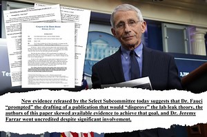 New emails show Dr. Anthony Fauci commissioned scientific paper in Feb. 2020 to disprove Wuhan lab leak theory