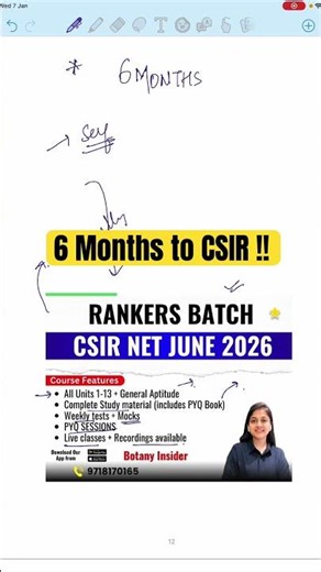 How to prepare for CSIR NET Lifesciences in 6 Months - Rankers Batch ‪@BotanyInsider‬