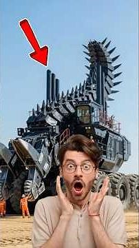 This GIANT Monster Machine is INSANE! 🤯 Watch it move! #HeavyEquipment