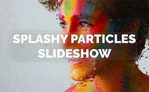Splashy Particles Slideshow (Square Version) | Renderforest