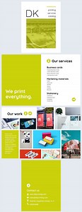 Printing Company Catalogue Template