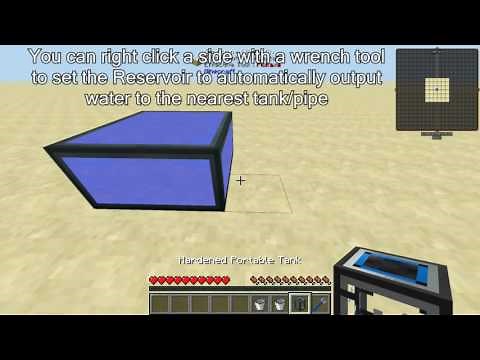 EnderIO - Reservoir | Infinite Water & Automatic Pump - Minecraft