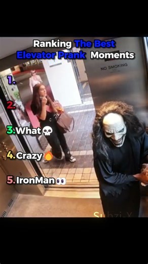 Ranking The Best Elevator Prank Moments🥶