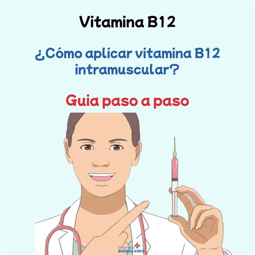 Enfermeria Buenos Aires® on Instagram: "🔰Cómo aplicar vitamina B12 intramuscular: la guía que nadie te explicó (hasta ahora) ⬇️⬇️⬇️ https://enfermeriabuenosaires.com/vitamina-b12-intramuscular/"