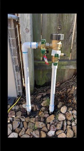 Professional Pressure Vacuum Breaker (PVB) installation. #plumbing #plumber #