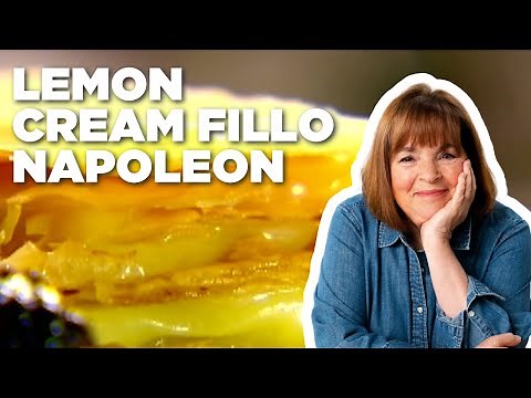 Lemon Cream Fillo Napoleon with Ina Garten & Claudia Fleming | Barefoot Contessa | Food Network
