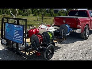 5x8 Trailer Rig Build Breakdown | Softwash Pressure Washing Setup