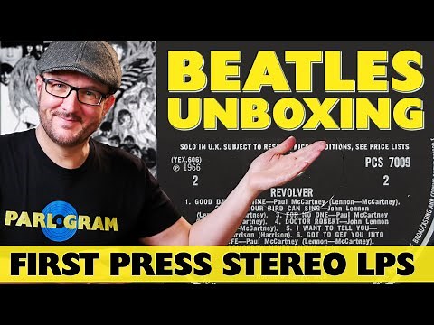Unboxing Beatles Pristine 1st Press Stereo UK Albums + Let It Be Box Set
