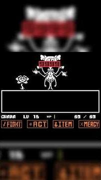 Flowey is done with your GENOCIDES