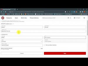 How To Change Target Shipping Address