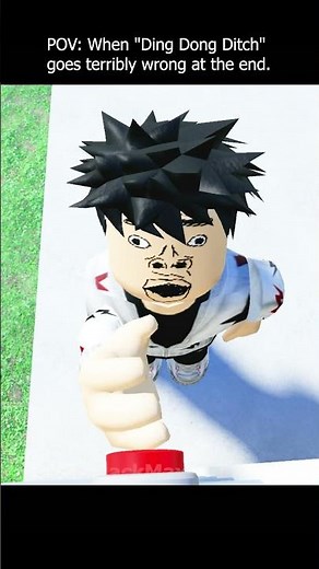 Ding Dong Ditch 😂 #roblox #funny
