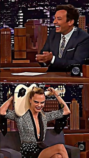 Cara Delevingne Plays Guitar Behind Her Back 🎸 #shorts