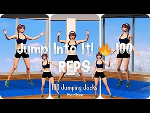 100 Jumping Jacks CHALLENGE | Can You Finish Without Stopping?