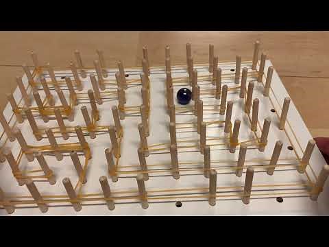 ビー玉迷路#1 100均の商品で迷路を作る