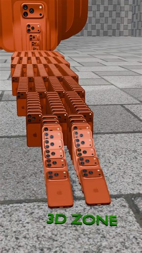 Most Extreme iPhone Domino Effect – Biggest & Extra Satisfying 😳