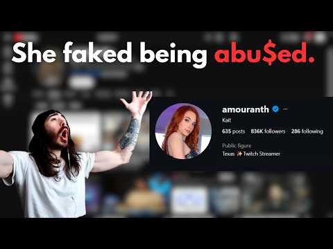 Did Amouranth fake being a victim?