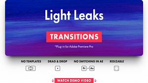 Light Leaks Transitions Plugin Adobe Premiere Pro | Adobe Exchange