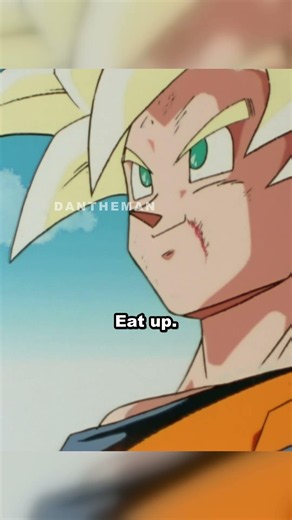 Goku Gives Cell A Senzu Bean!