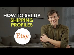 Etsy Store: How To Add Etsy Shipping Profile