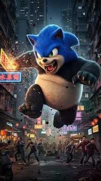 Scary Version of Sonic the Hedgehog #sonicthehedgehog #shorts #horror #creepy #scary