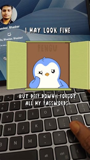 Bhaskar Maharaj on Instagram: "Struggle is real guys , I forgot my password 😔 After multiple trials it's get locked and I have to restart it. (Office, laptop, corporate stuffs, funny,life challenge,grind, funny with sad) #explore #corporate #dailychallege"