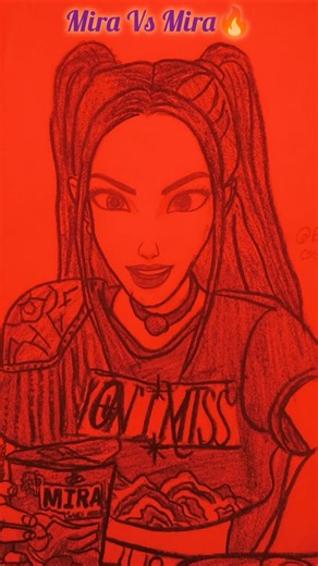 The 3D depth on Mira’s bat is insane... 🔵 Mira x 🔴 Mira #shorts #mira #kpop