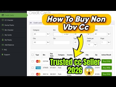 How To Buy Non vbv CC 2026💳 | How To Purchase cc For carding | 2026 cc shop for carding | non vbv cc