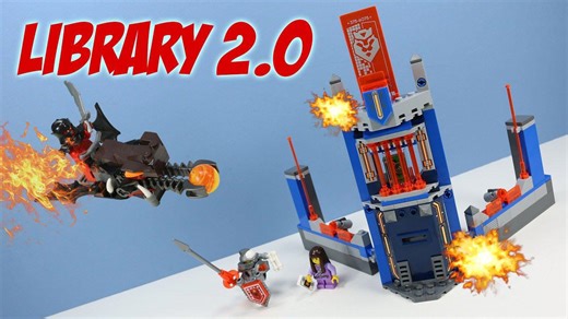 Lego Nexo Knights Merlok's Library 2.0 Set 70324 Speed Build Review