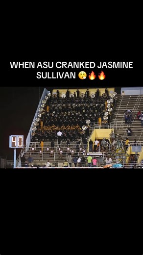 Bust your windows - ASU🔥🔥 that whole intro was insane #fyp #jasminesullivan #marchingband #band #alabamastateuniversity