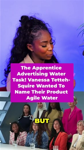 During The Apprentice 'Advertising Water' Task @VTS -The Apprentice S20 Wanted To Name The Product Agile Water @Big Zuu #theapprentice #bussiness #water #fyp #viral