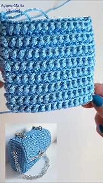 Tutorial Uncinetto Mini Punto Nocciolina 'Azule Bag'