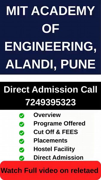 MIT academy of engineering alandi pune | Placements | Review | MIT engineering college alandi