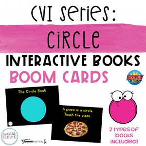 CVI Series Circle Interactive Books | BOOM Cards