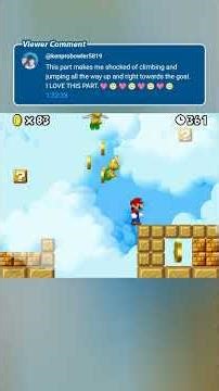 You’re Not Supposed to Climb This in NSMB DS #mario #newsupermariobrosds #retrogaming #nintendo
