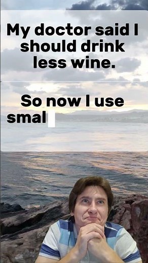 Drink less wine? 🍷😂 | Funny doctor joke | Relatable comedy short