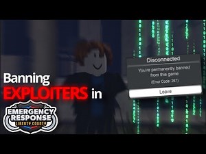 Banning ROBLOX hackers in ER:LC....