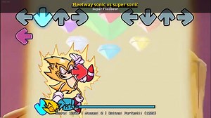 Fleetway sonic vs super sonic Mod for Friday Night Funkin' | FNF Mods