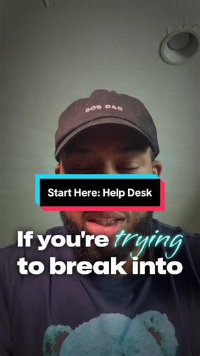 🖥️ Want an entry-level Help Desk job? Start here. A ➜ Network ➜ Security (if you want cyber) ✅ #HelpDesk #ITCareer #CareerChange #LearnOnTikTok #TechTok