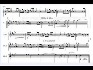 Gabriel's Oboe (The Mission) Violin sheet music