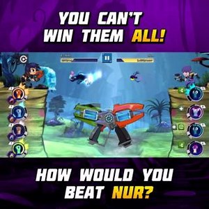 Not all battles can be won first try! ⚔️ How would you switch up your strategy or team to beat Nur? Let us know in the comments below! | Slugterra