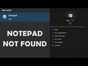 Notepad Not Installed FIX (2025)