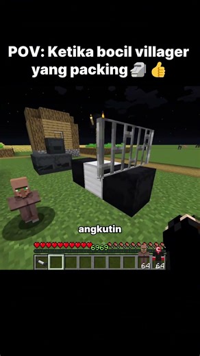 Siapa yang mudik lebih awalan? #minecraft #shorts