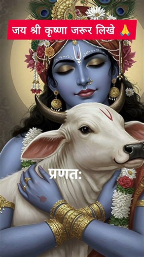Powerful Krishna Mantra👩‍🦰- 🕉️ KRISHNAYA VASUDEVAYA #krishna #chanting #meditation #music