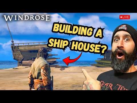 🔴 I Turned a Wrecked Ship Into a Hidden Pirate Base in Windrose Part 2