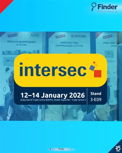 Finder - Fire Detection and Alarm Systems on Instagram: "✨ Join Us at Intersec Dubai 2026! ✅ Advanced Fire Protection Solutions ✅ Intelligent Systems for Superior Safety Don’t miss the opportunity to experience our latest fire detection and alarm systems up close. Discover innovative, reliable, and internationally compliant technologies designed to safeguard your projects. 📅 12–14 January 2026 📍 Stand: 3-E09 📌 Dubai World Trade Centre (DWTC) Sheikh Zayed Rd – Trade Centre 2 Safety is not opti