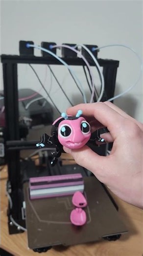 Cute Flexible Lady Bug 3D Print (Part 8/9)