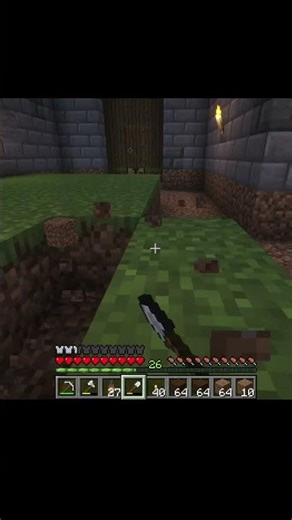 Minecraft Digging Dirt ASMR (So Satisfying) #shorts