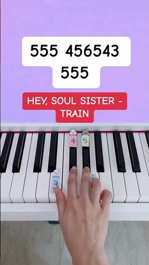 Hey, Soul Sister - Train (Piano Tutorial) #heysoulsister #easypianotutorial #pianoshorts