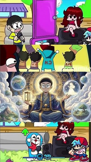 Nobita: The Ultimate Limit of Creativity & Choice Doraemon in Animation & FNF Mod #fnf
