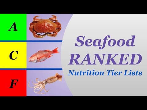Seafood Ranked - Nutrition Tier Lists